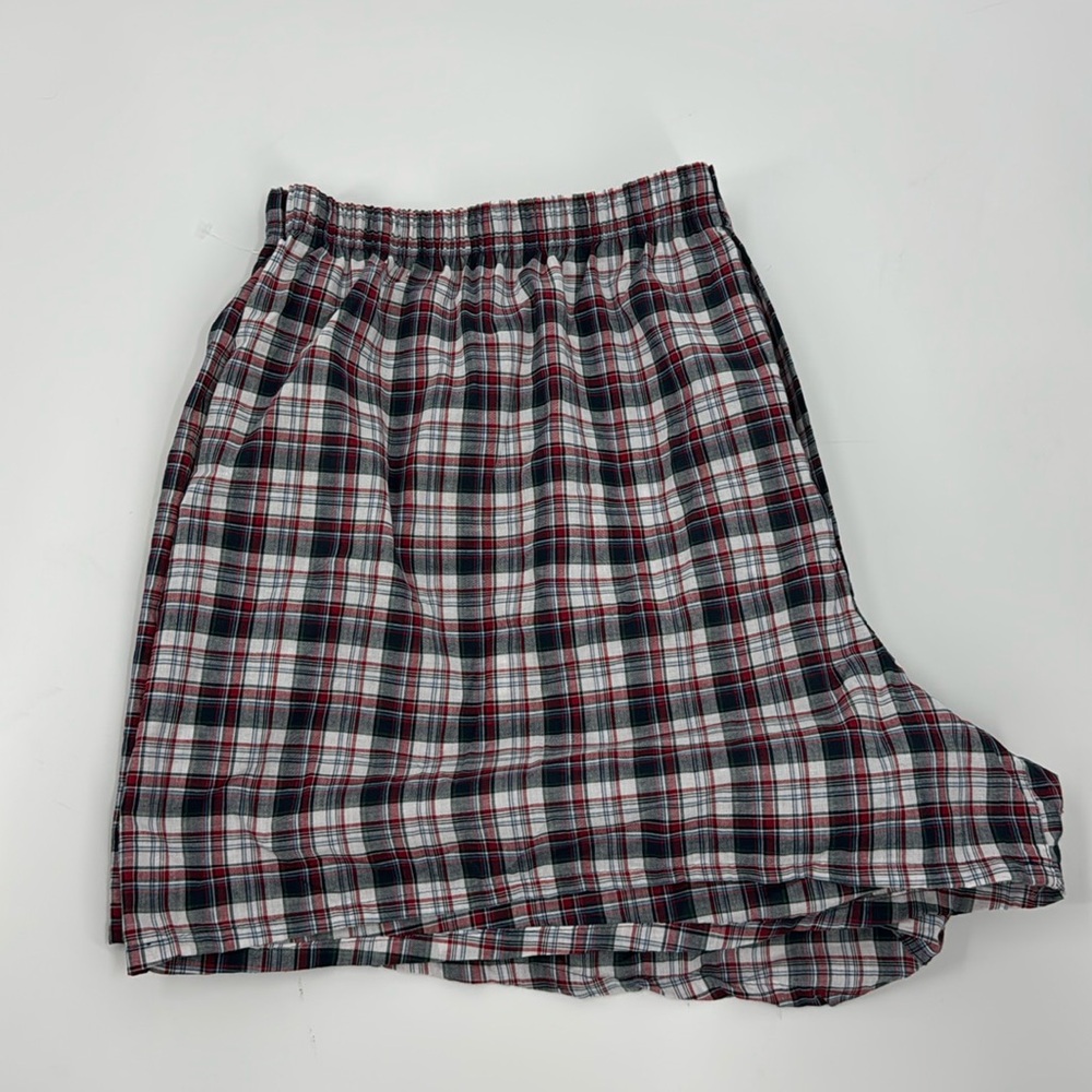 HANES Men’s Big & Tall Plaid Boxer Shorts Size 4XL NWOT